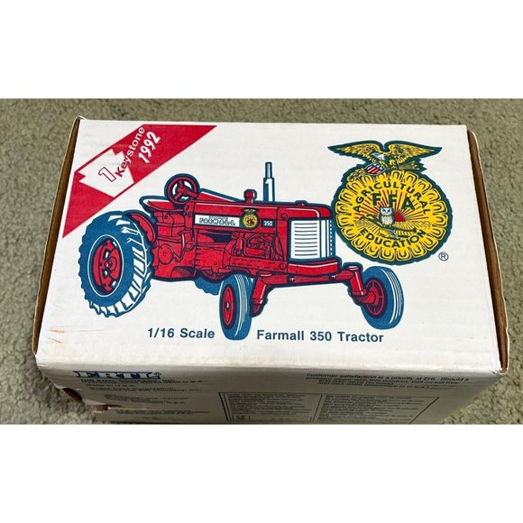 New! ERTL Farmall 350 Tractor PA Keystone 1992 FFA Edition 1/16 New in Box # 1 - Picture 3 of 6